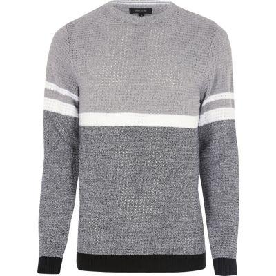 River Island Mens Color Block Sweater