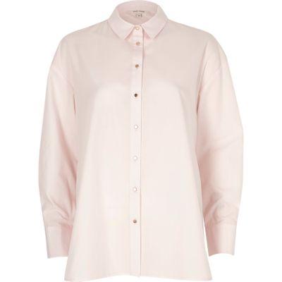 River Island Womens Tie Back Oversized Shirt