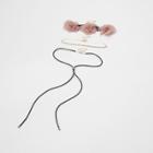 River Island Womens Chiffon Flower Bolo Choker Set