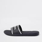 River Island Mens Lacoste Quilted Sliders