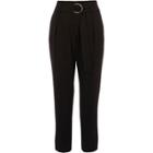 River Island Womens Ring Tie Belt Tapered Pants