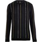 River Island Mens Stripe Crew Neck Sweater