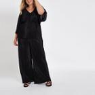 River Island Womens Plus Plisse Pants