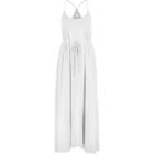 River Island Womens White Tie Waist Maxi Slip Dress