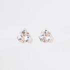 River Island Womens Rose Gold Jewel Cluster Stud Earrings