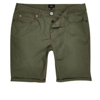River Island Mens Big And Tall Skinny Fit Chino Shorts