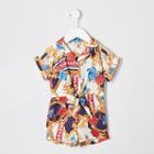 River Island Mini Girls Baroque Print Knot Romper