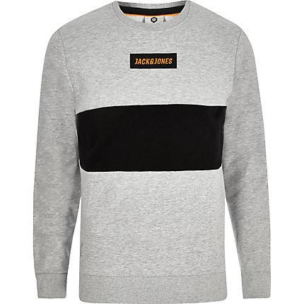 River Island Mens Jack And Jones Crew Neck Sweatshirt