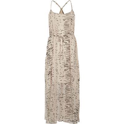River Island Womens Abstract Print Maxi Slip Dress