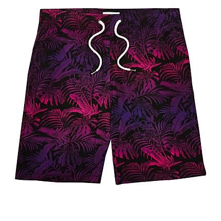 Mens Jack And Jones Tropical Print Shorts