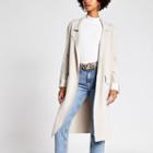 River Island Womens Tie Waist Knitted Duster Jacket