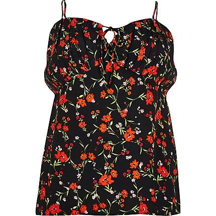 River Island Womens Plus Floral Cami Top