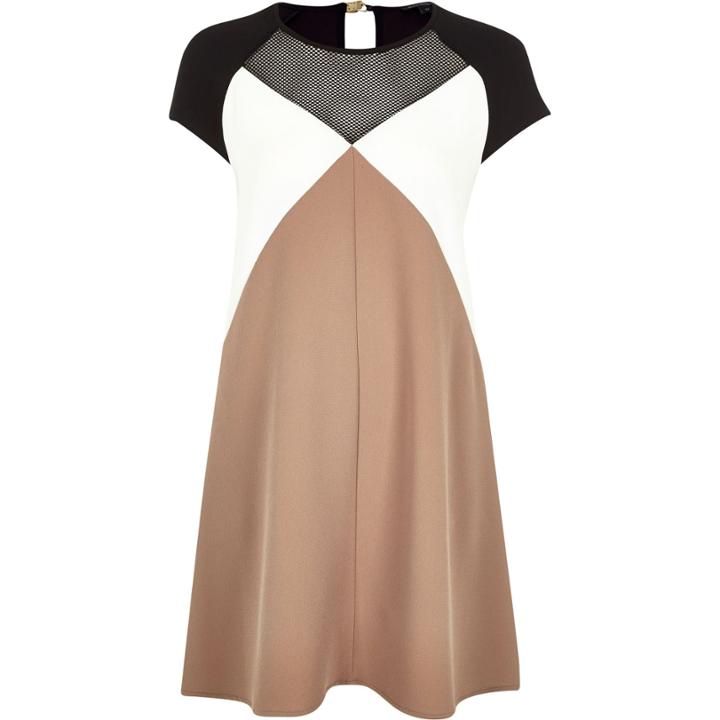 River Island Womens Block Panel Swing Dress