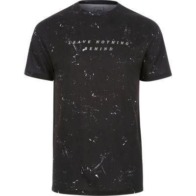 River Island Mens 'leave Nothing' Print Slim Fit T-shirt