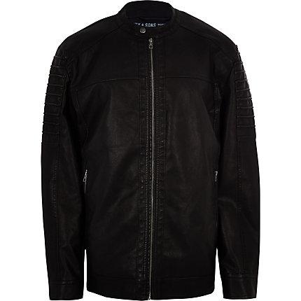 River Island Mens Only And Sons Big And Tall Racer Jacket