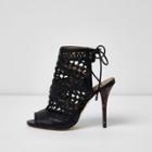 River Island Womens Woven Tie Back Stiletto Sandals
