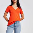 River Island Womens Premium Jersey V Neck T-shirt