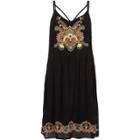 River Island Womens Floral Embroidered Cami Dress