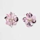 River Island Womens Bead And Sequin 3d Flower Stud Earrings