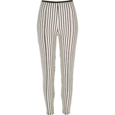 River Island Womens Striped High Waisted Leggings