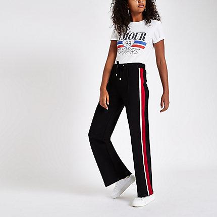 River Island Womens White 'amour Toujours' Print T-shirt