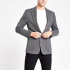 River Island Mens Textured Skinny Blazer