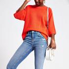 River Island Womens Knitted Crew Neck Top