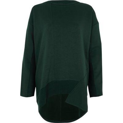 River Island Womens Dipped Hem Sweatshirt