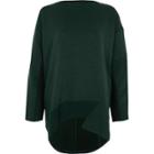 River Island Womens Dipped Hem Sweatshirt