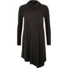 River Island Womens Cowl Neck Asymmetric Swing Dress