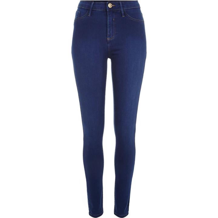 River Island Womens Bright Wash Molly Jeggings