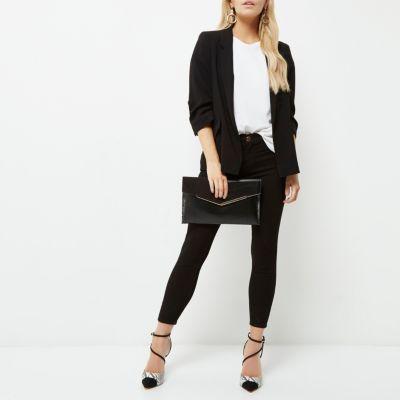 River Island Womens Button Cuff Blazer