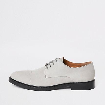 River Island Mens Leather Derby Shoes