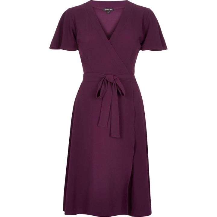 River Island Womens Wrap Midi Dress