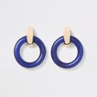 River Island Womens Round Doorknocker Earrings