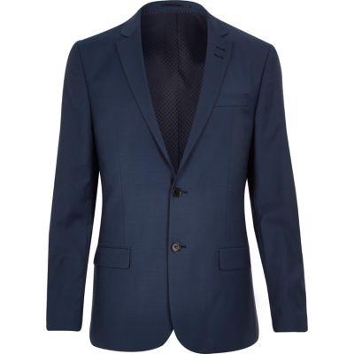 River Island Mens Wool Blend Slim Suit Jacket