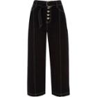River Island Womens Petite Belted Wide Leg Jeans