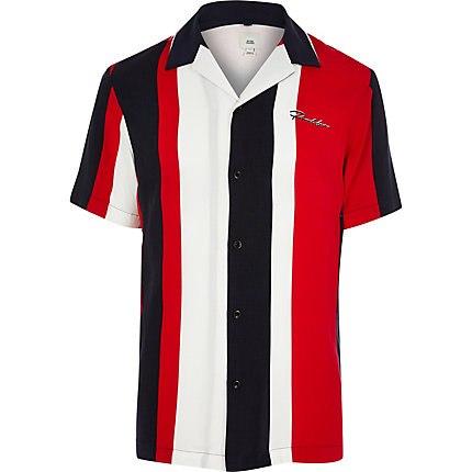 River Island Mens White Stripe 'prolific' Shirt