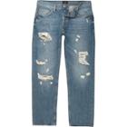 River Island Mens Big And Tall Ripped Loose Fit Jeans