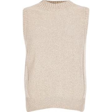 River Island Turtle Neck Knitted Tank Top