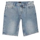 River Island Mens Stone Wash Distressed Denim Shorts