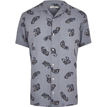 Mens Jack And Jones Printed Shirt