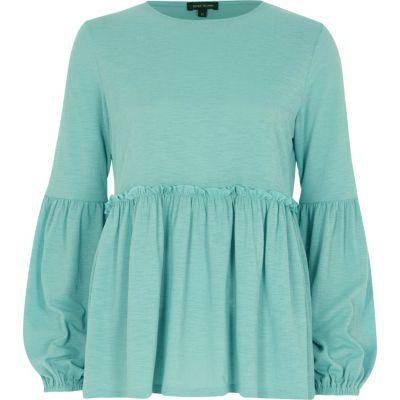 River Island Womens Bell Sleeve Smock Top