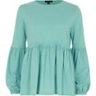 River Island Womens Bell Sleeve Smock Top