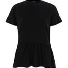 River Island Womens Short Sleeve Peplum T-shirt