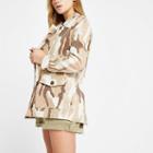 River Island Womens Camo Sequin Army Jacket