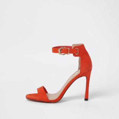 River Island Womens Flare Heel Barely There Sandals