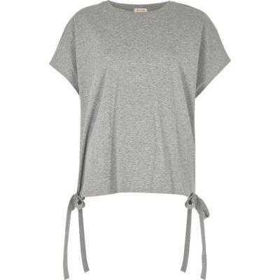 River Island Womens Tie Hem T-shirt