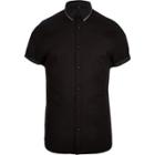River Island Mens Double Collar Slim Fit Shirt