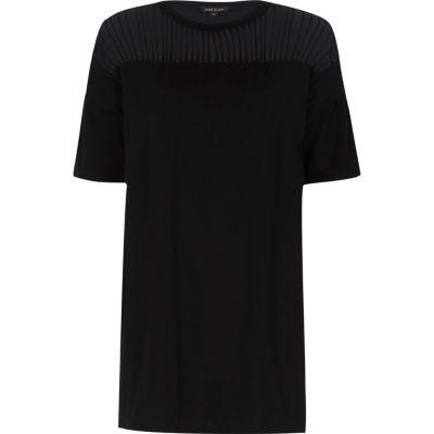 River Island Womens Slashed Front Oversized T-shirt